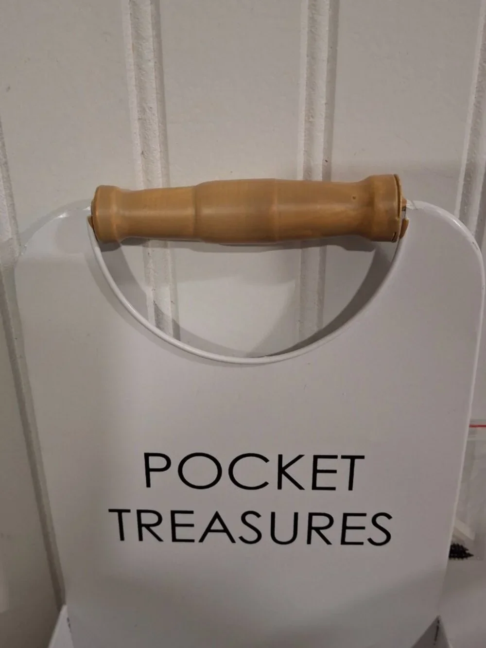 New Becki Owens by Design Styles Pocket Treasures Laundry Wall Pocket Farmhouse